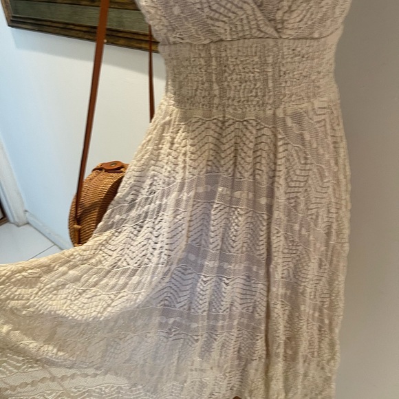 Rabbit Rabbit Rabbit Stretch Lace Hi Low MIDI Sz M - Picture 4 of 7